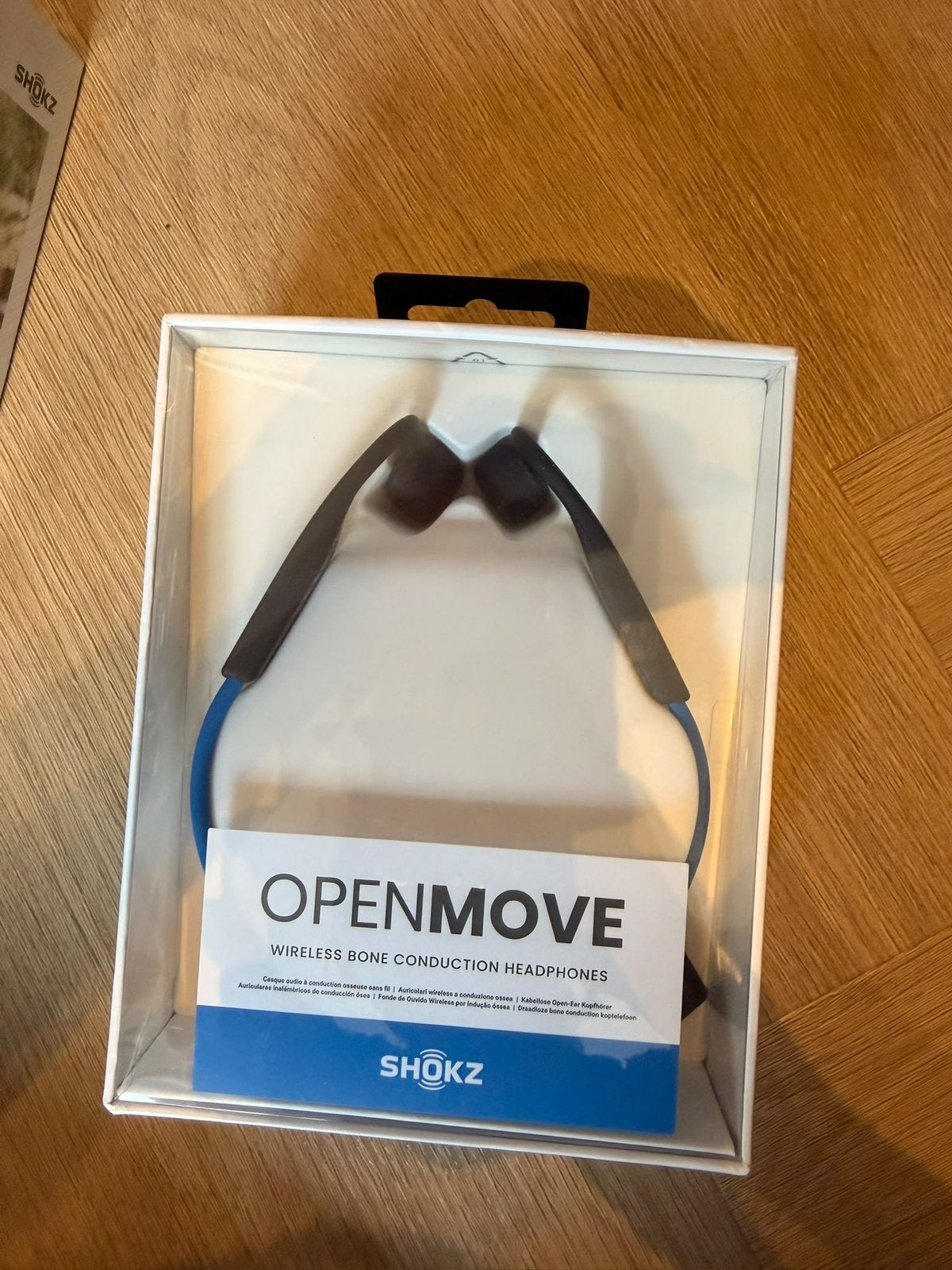 Koptelefoon Shokz OpenMove Blue – Nieuw 2 stuks, Audio, Tv en Foto, In-ear, Nieuw, Blauw, Draadloos