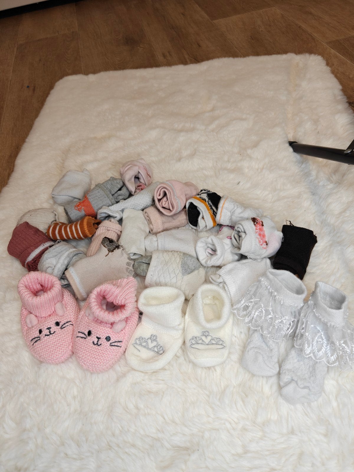 Babysokjes en slofjes - Diverse maten en stijlen, Slofjes, Gebruikt, Meisje, Ophalen of Verzenden