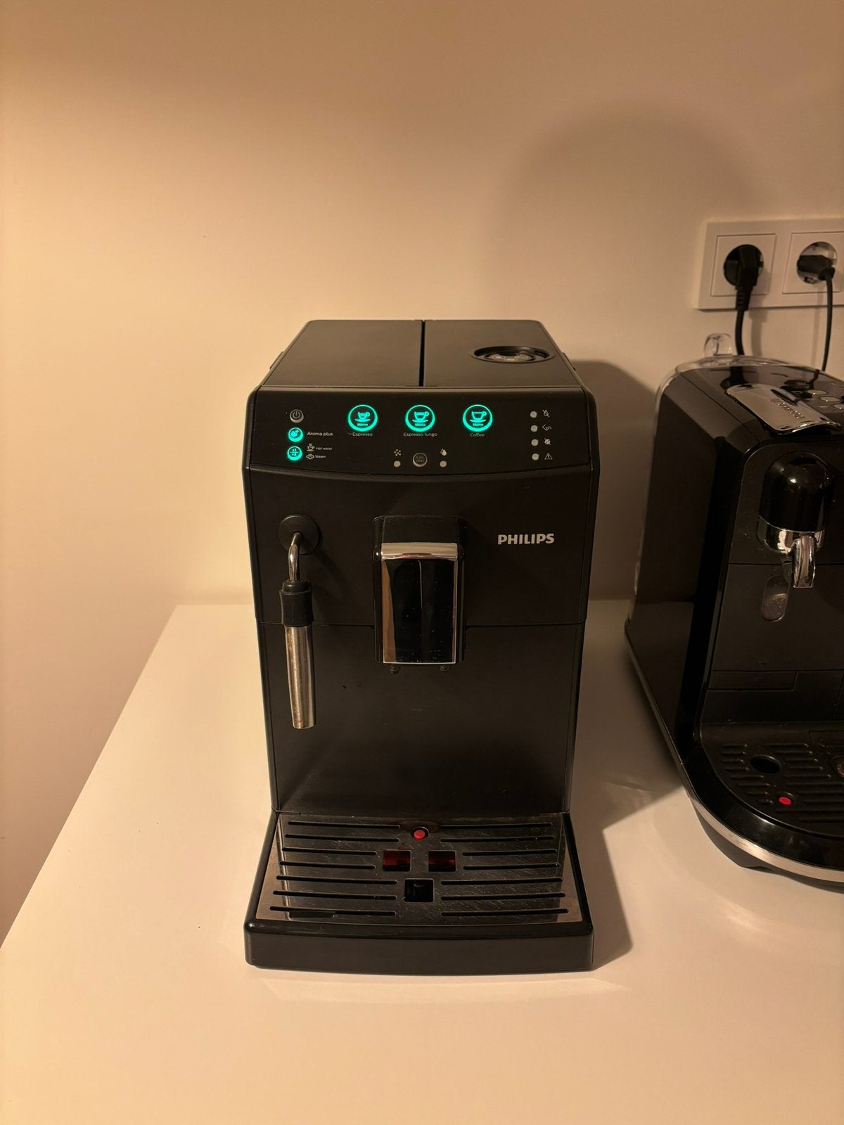 Philips HD8827/01 Volautomaat, Stoompijpje, Espresso apparaat, Zo goed als nieuw, Koffiebonen