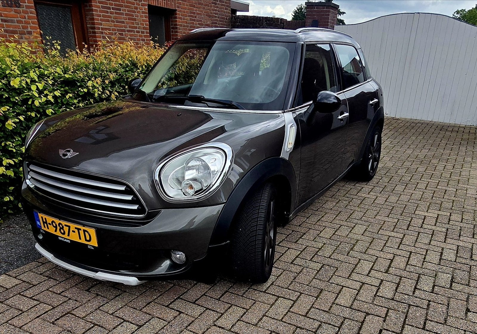 Mini Countryman 1.6 Cooper 2011 Grijs/groen chilli, Auto's, Voorwielaandrijving, Metallic lak, 122 pk, Particulier