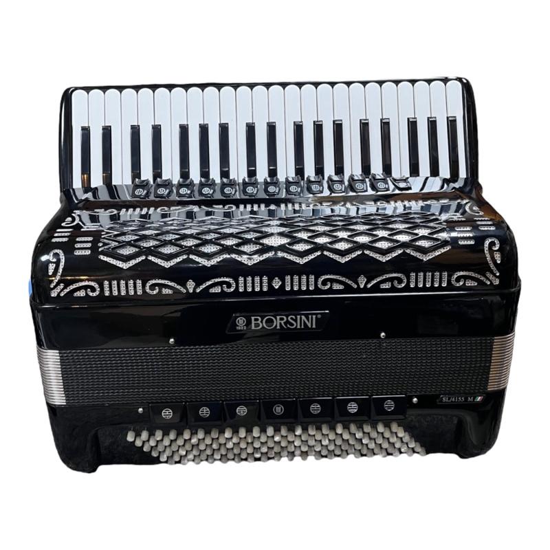 Borsini SL 4155M 120 bas ( nieuw), Muziek en Instrumenten, Accordeons, Overige merken, NVT, BORSINI, Met koffer