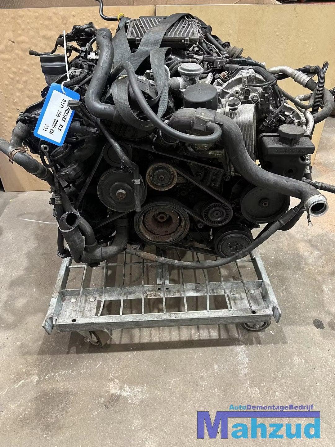 MERCEDES SLK R171 3.5 350 V6 24V Motorblok motor 272963, Gebruikt, Mercedes-Benz AG, Mercedes-Benz, Ophalen of Verzenden