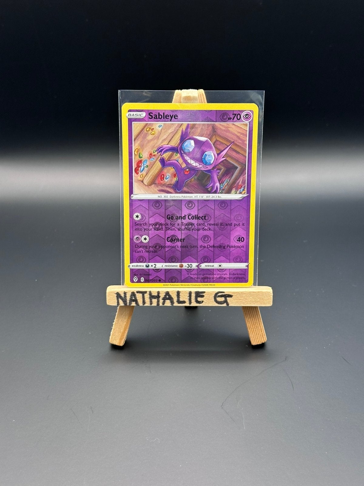 Sableye reverse 067/203 Pokemon Evolving Skies, Ophalen of Verzenden, Nieuw, Losse kaart
