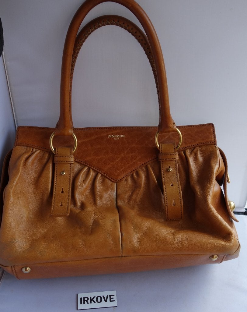 LEREN VINTAGE TAS VAN * Yves Saint Laurent !!*, Sieraden, Tassen en Uiterlijk, Tassen | Damestassen, Verzenden, Zo goed als nieuw