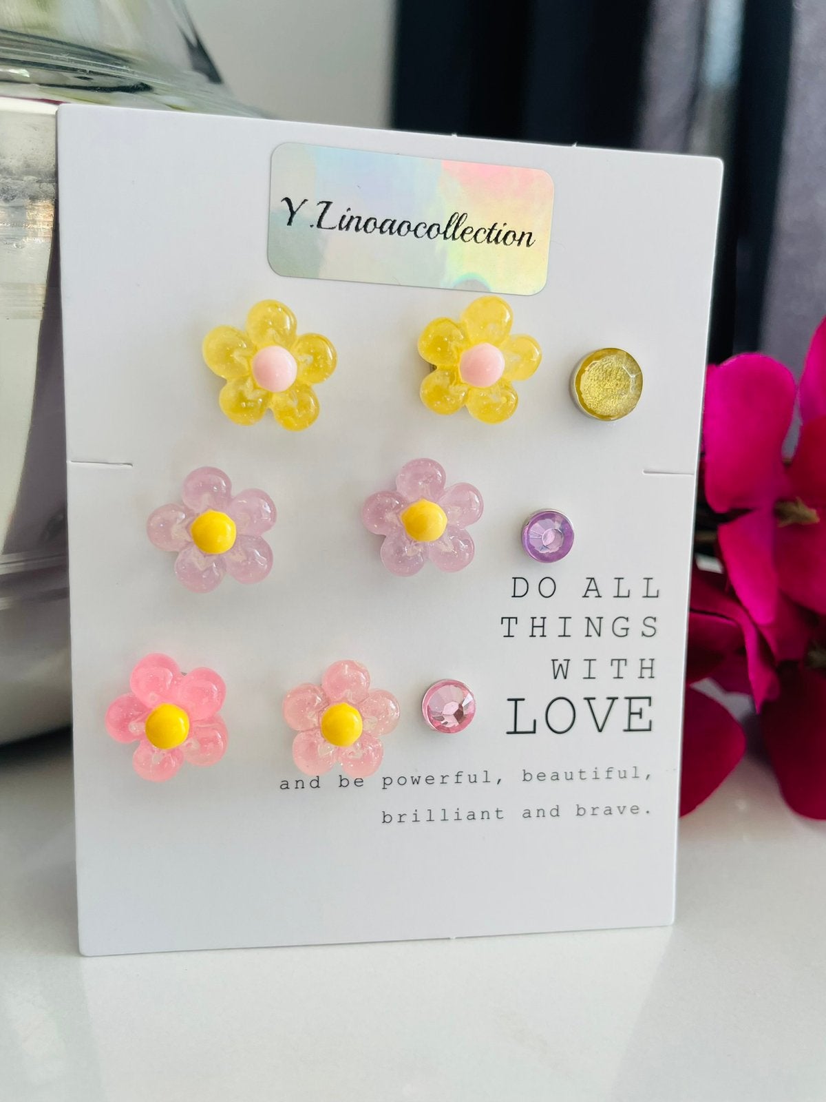 Kawaii bloemen haar decoratie, Verzenden, Nieuw, Haarspeld