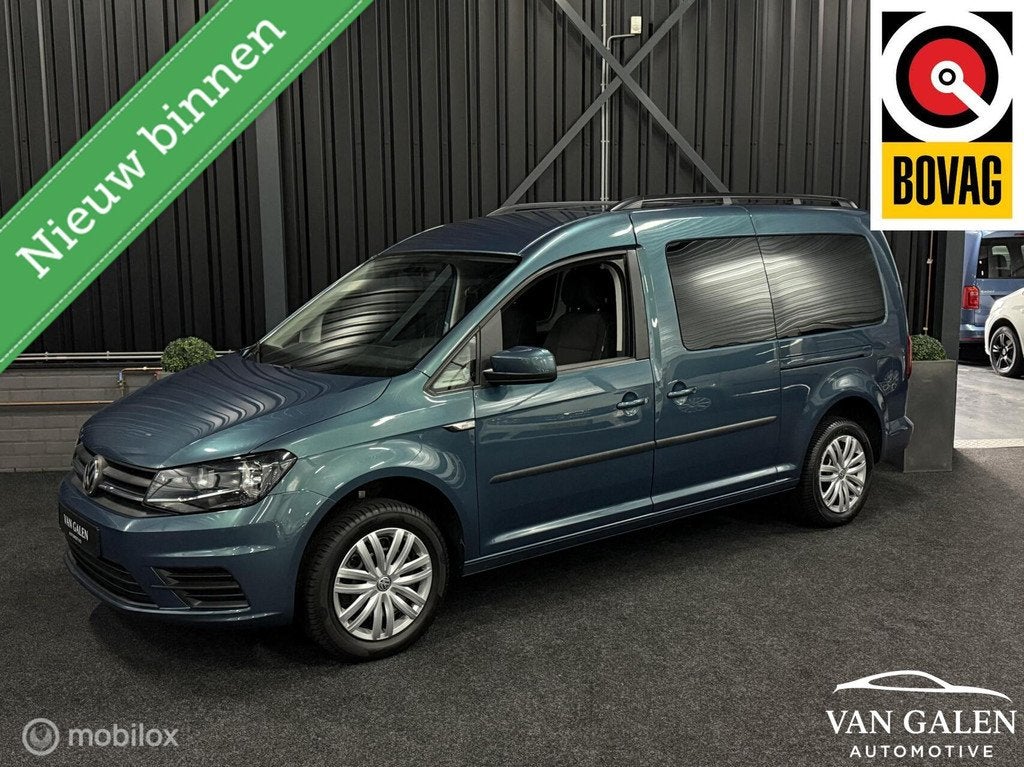 Volkswagen Caddy Maxi 1.4 TSI Highline Clima|Cruise|MF-Stuur, Auto's, 12 maanden, 125 pk, Gebruikt, 4 cilinders