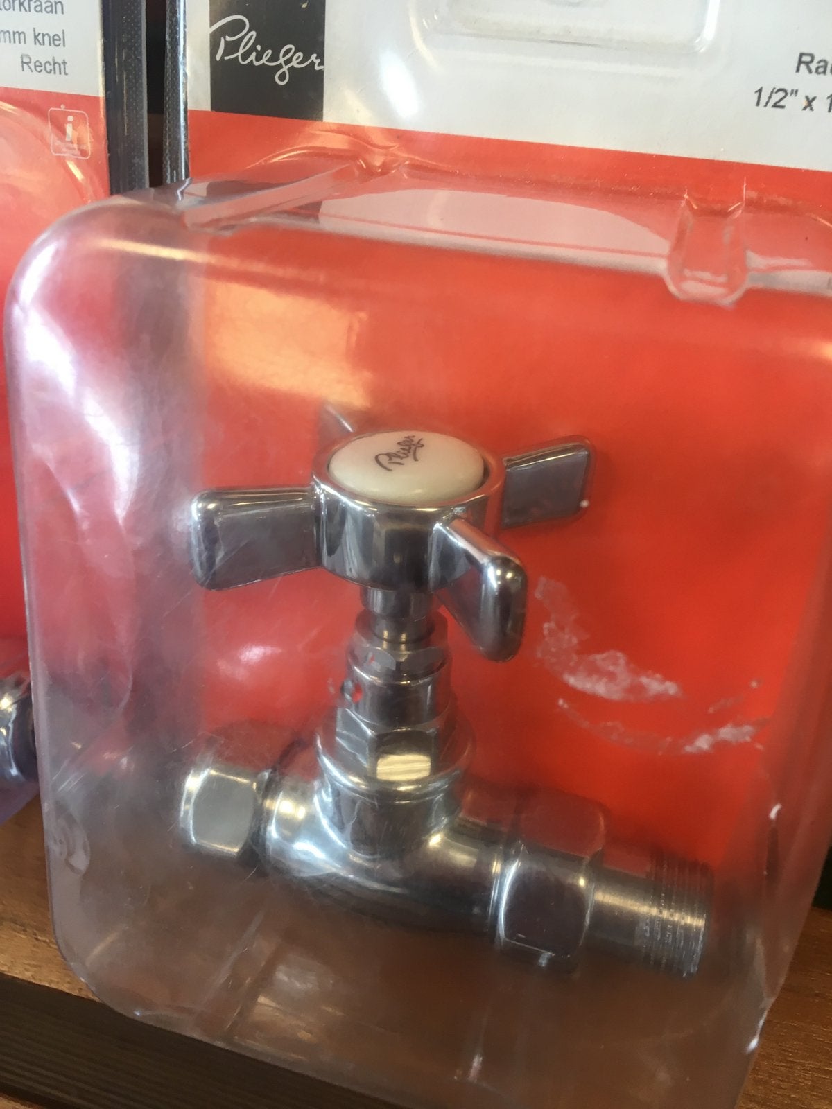 Nostalgische plieger radiatorkraan 1/2’ x 15 nieuw!, Minder dan 30 cm, Overige typen, Nieuw, Minder dan 60 cm