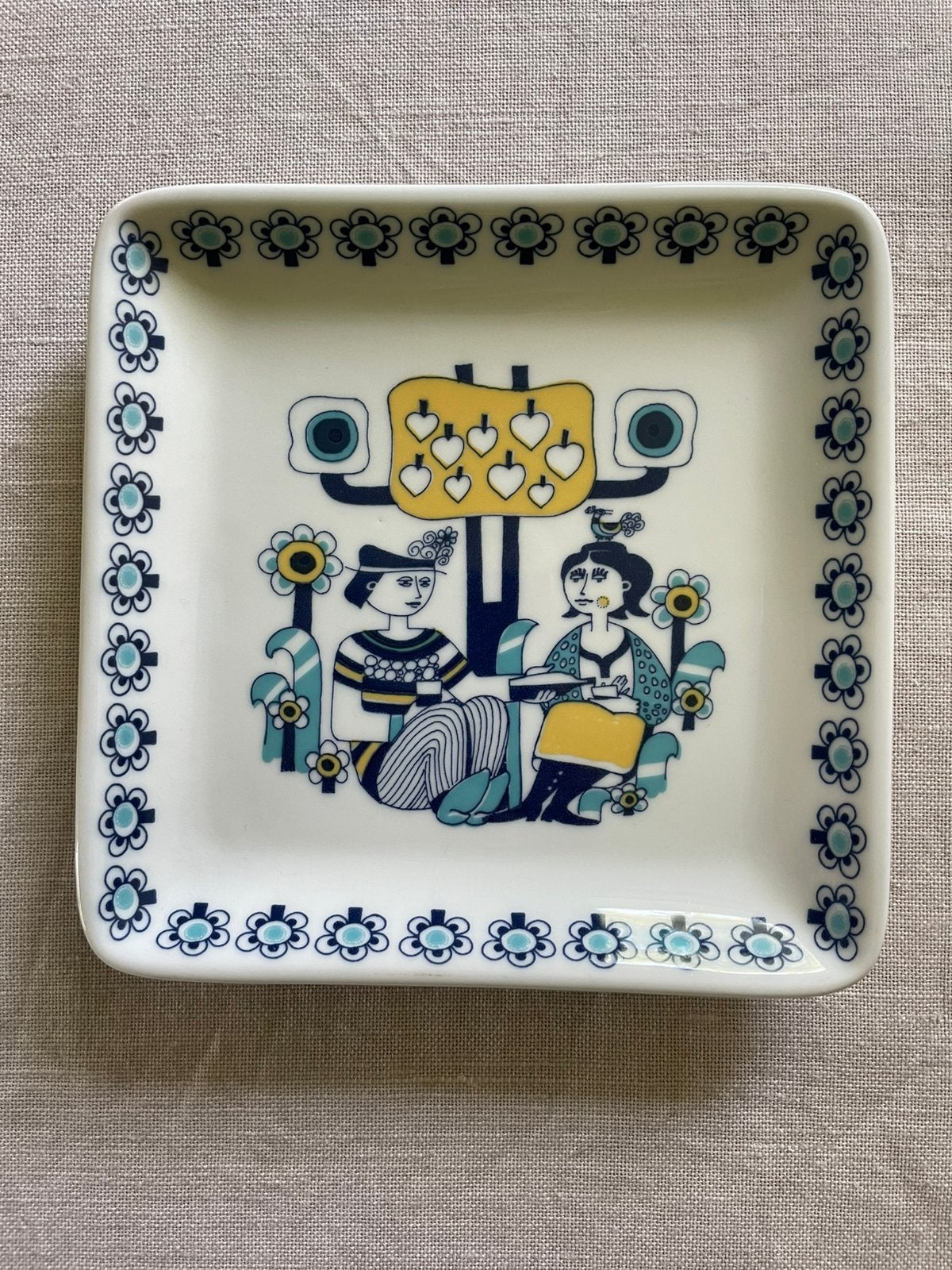 Vintage MOSA Maastricht Jeunesse Jef Schijns bord/schaal 60s, Ophalen of Verzenden