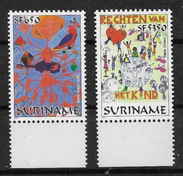 Suriname Michel 1779-1780 postfris, Ophalen of Verzenden, Postfris