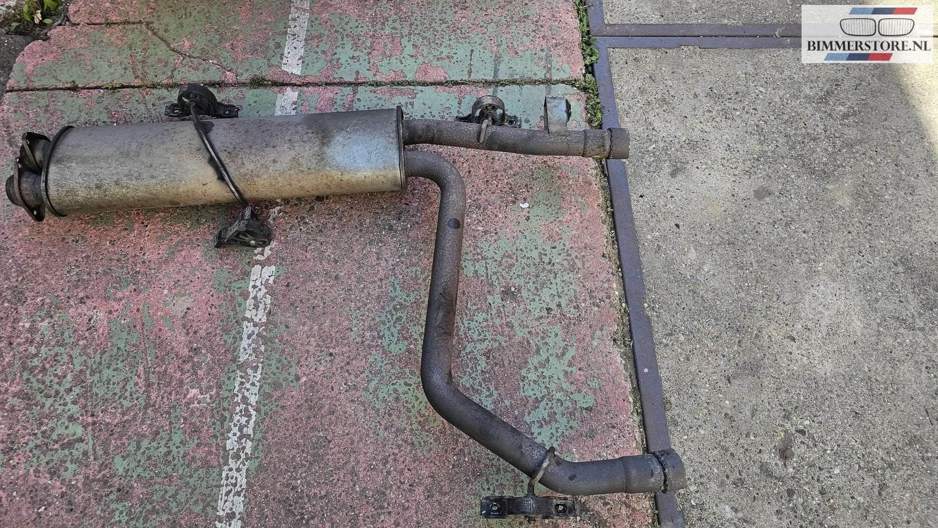 uitlaat midden demper BMW X5 E53 4,4i 18107500543 7500543, Gebruikt, -, -, Ophalen of Verzenden