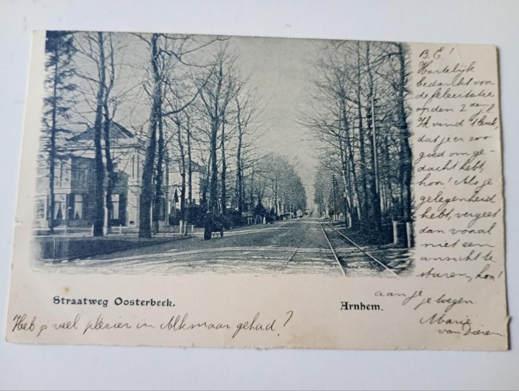 Arnhem Straatweg Oosterbeek 1900, Ophalen of Verzenden, Voor 1920, Gelopen, Gelderland