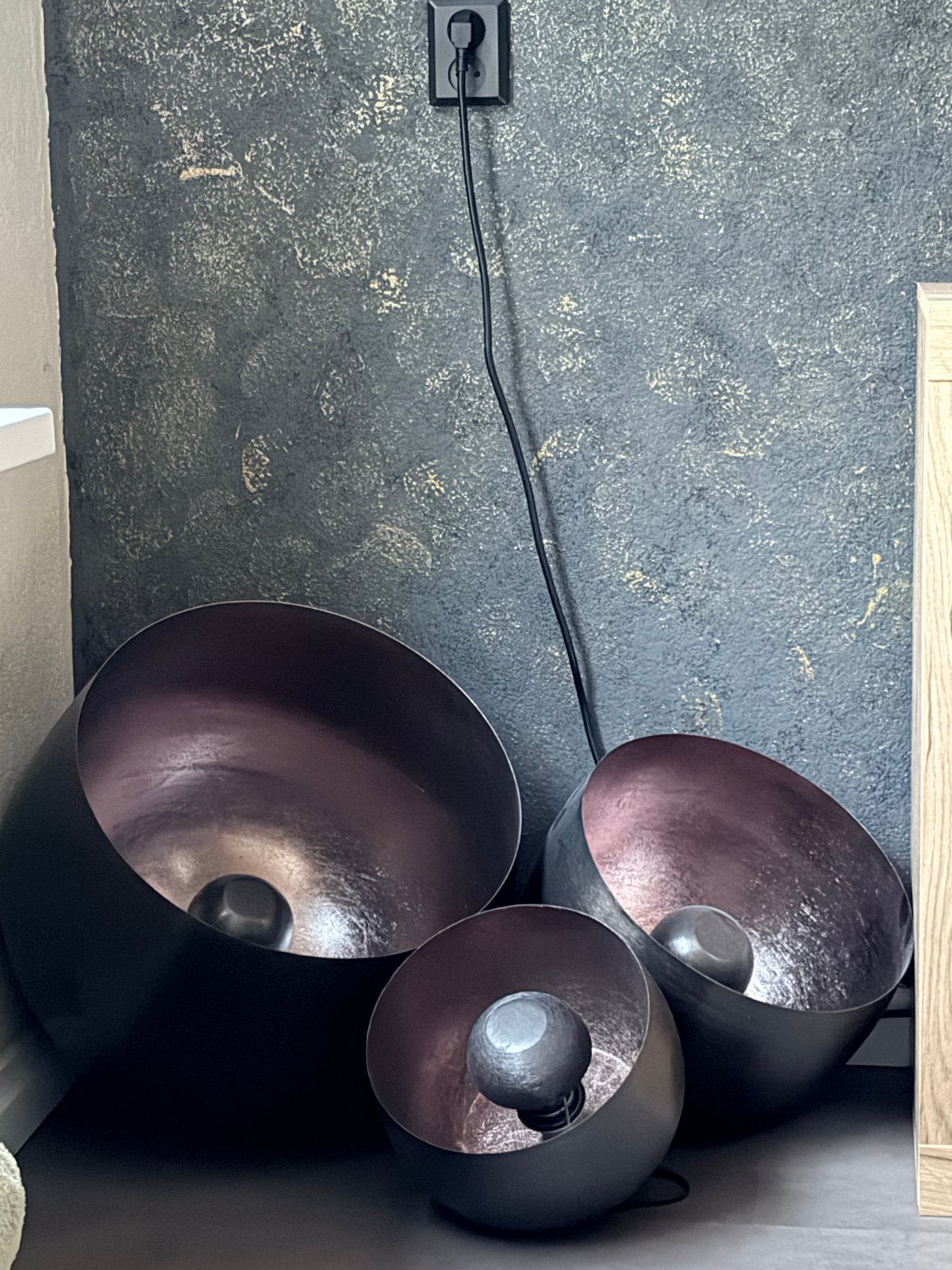 Set van 3 bollen met Philips smart lampen, warm licht, Metaal, Gebruikt, Zwart, Philips