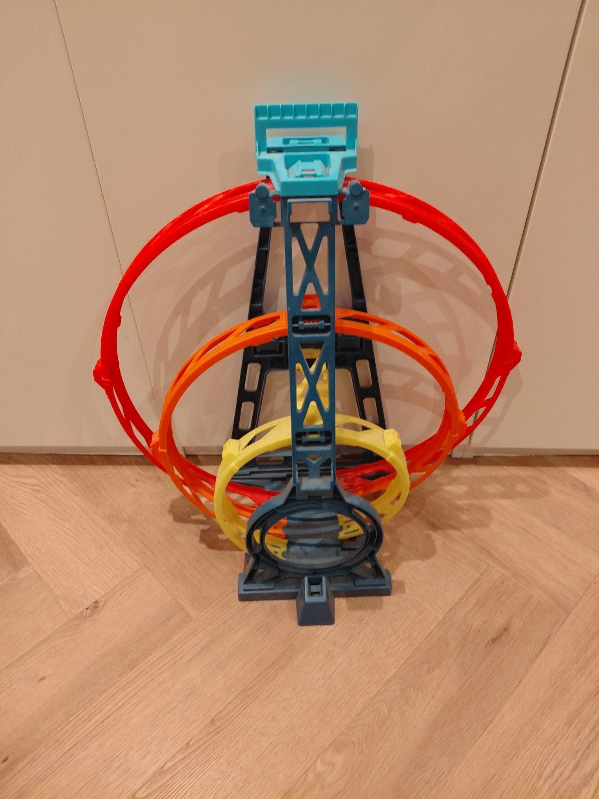 Hot Wheels Racebaan met Looping - Zo goed als nieuw, Ophalen, Zo goed als nieuw, Hot Wheels, Handmatig