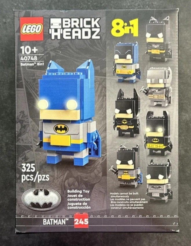 LEGO BrickHeadz 40748 Batman 8-in-1 Bouwset Nieuw, Ophalen, Nieuw