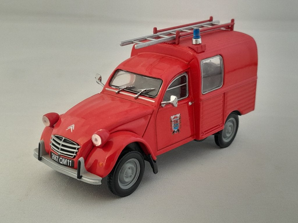Citroën AKS400 besteleend Pompier 1:43 van Eligor, Ophalen of Verzenden, Zo goed als nieuw, Auto, Overige merken