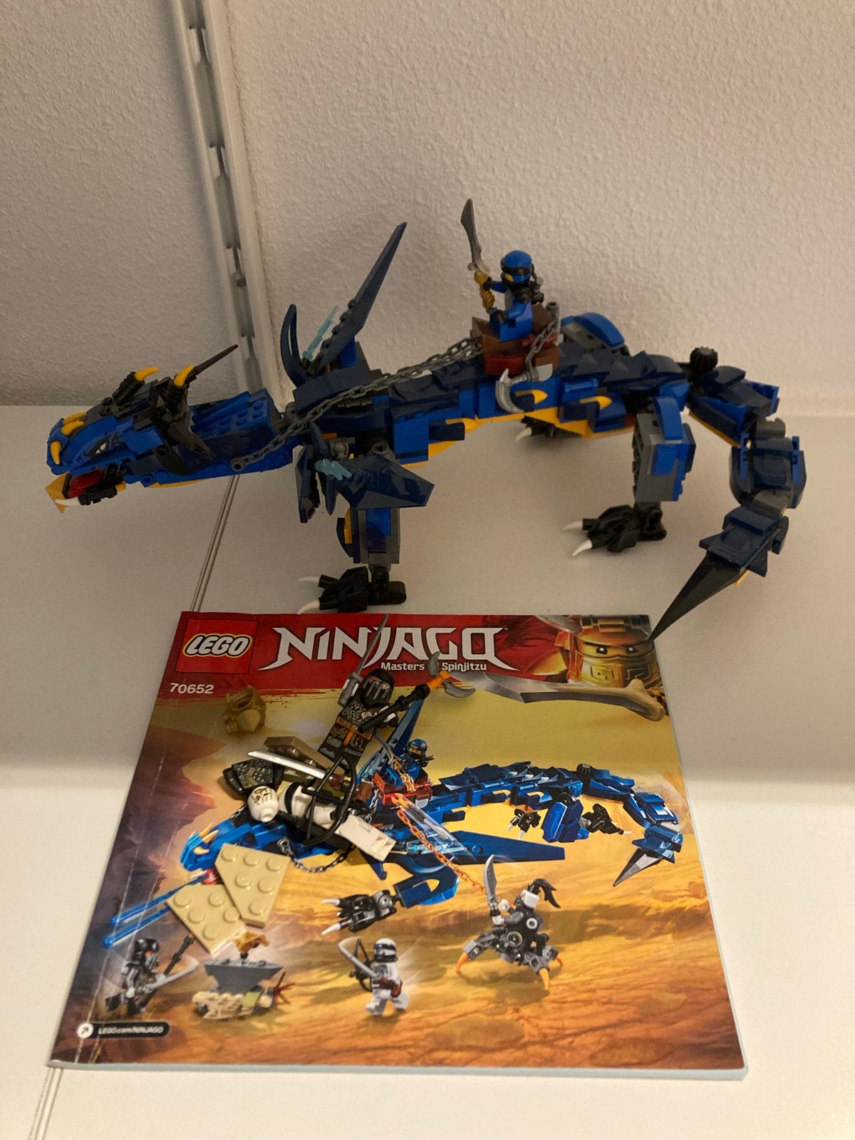 LEGO Ninjago Bliksemdraak Jay - Set 70652, Lego, Ophalen of Verzenden, Zo goed als nieuw, Compleet