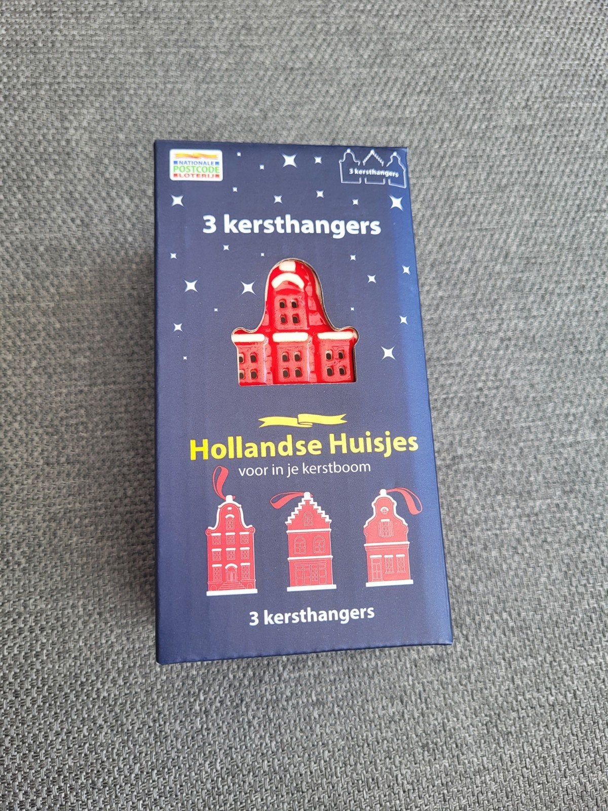 3 kersthangers Hollandse Huisjes, postcodeloterij, Diversen, Ophalen of Verzenden, Nieuw
