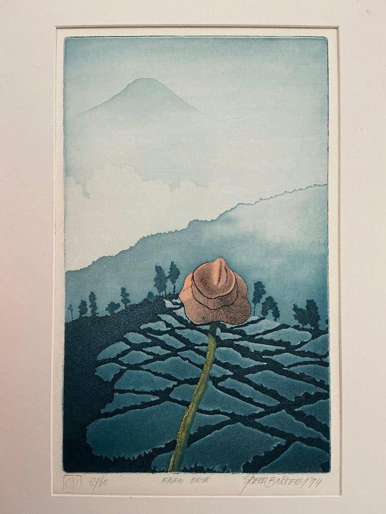 Ets Sjoerd Bakker, Antiek en Kunst, Ophalen, Gesigneerd, 27 cm, 1950 - 1999