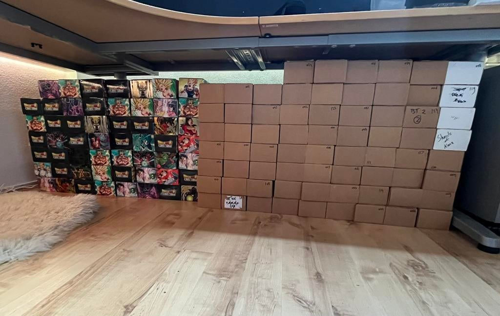95.000 (Engelse) Dragon Ball Super TCG Kaarten (Gesorteerd), Ophalen, Zo goed als nieuw, Meerdere kaarten
