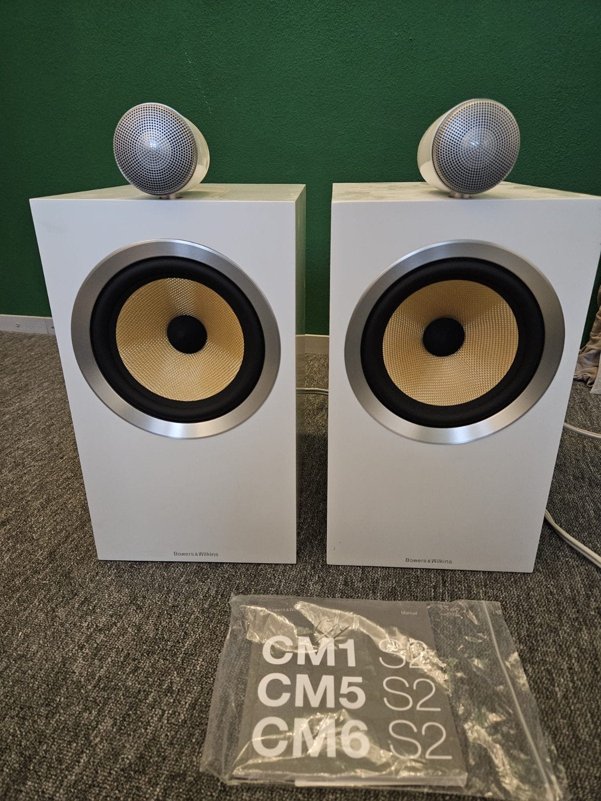 Bowers & Wilkins CM6 S2  Luidsprekers+ versterker Rotel, Audio, Tv en Foto, Ophalen of Verzenden, Zo goed als nieuw, Bowers & Wilkins (B&W)