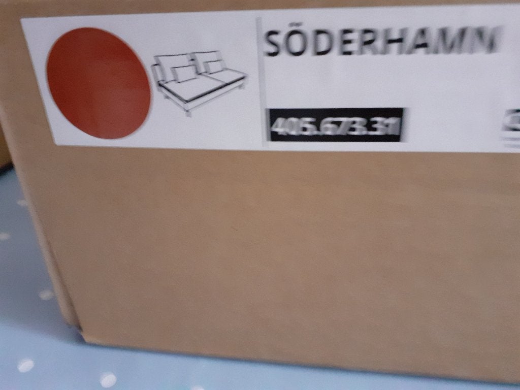 Nieuwe hoes voor de SODERHAMN, TONERUD ROOD  ikea, Ophalen of Verzenden, Minder dan 150 cm, Stof, Nieuw