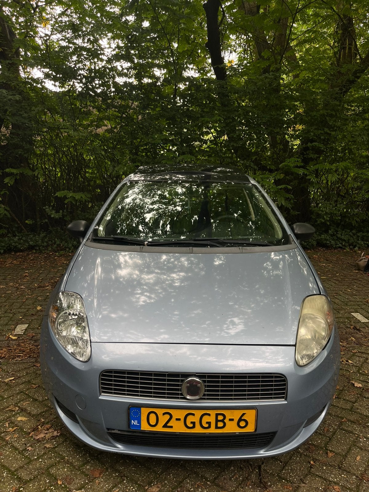 Fiat Punto panorama 1.4 5DR 2008 Blauw, Auto's, Voorwielaandrijving, 40 €/maand, 4 cilinders, Origineel Nederlands