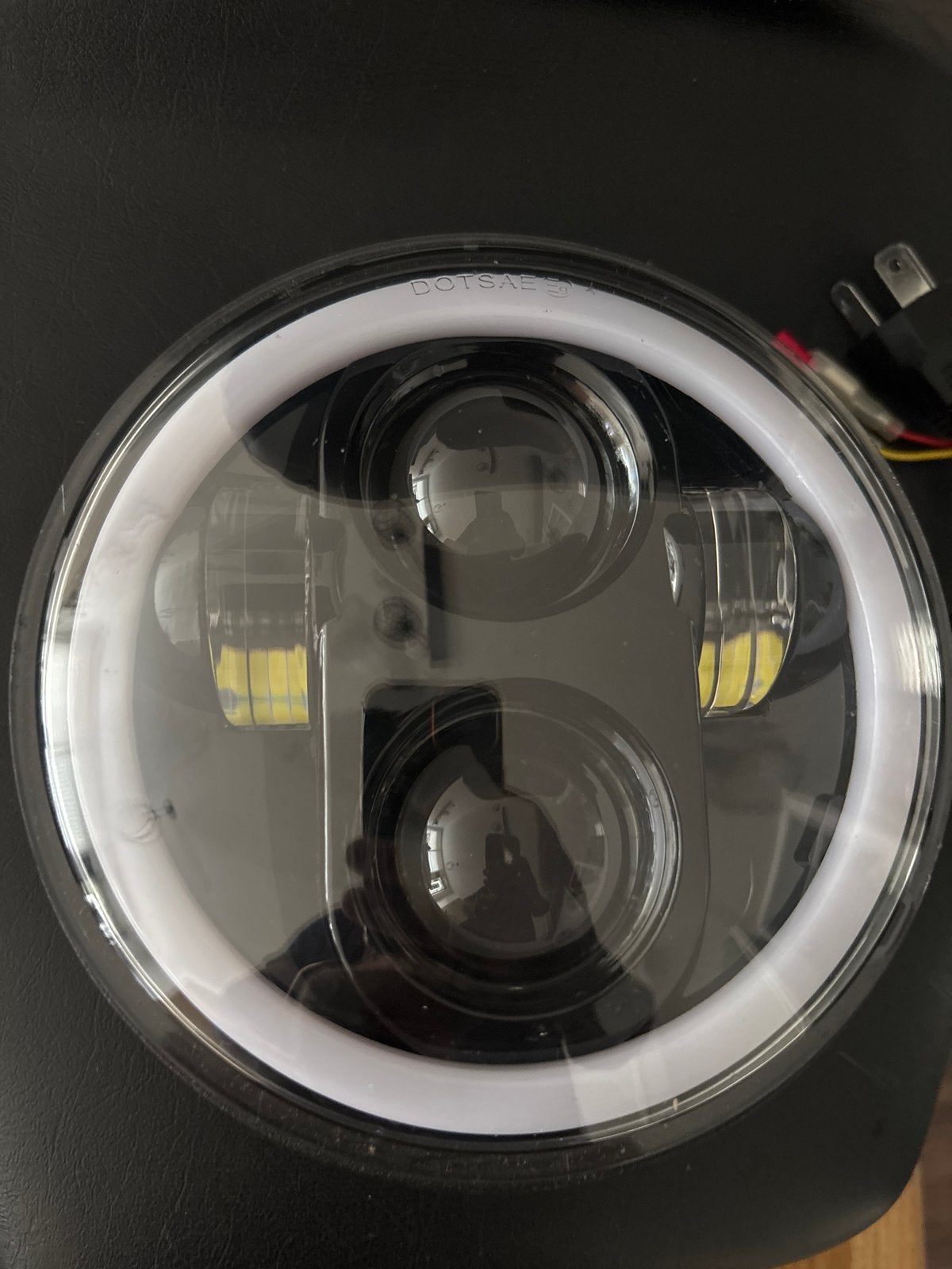 5,75 inch LED Koplamp voor Harley Davidson en andere modelle, Ophalen of Verzenden, Nieuw