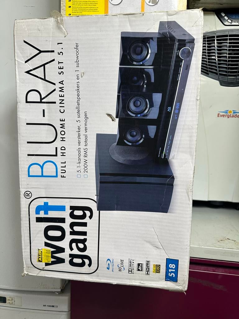 Wolfgang Blu-ray Full HD Home Cinema Set 5.1, Ophalen, Gebruikt, Overige merken