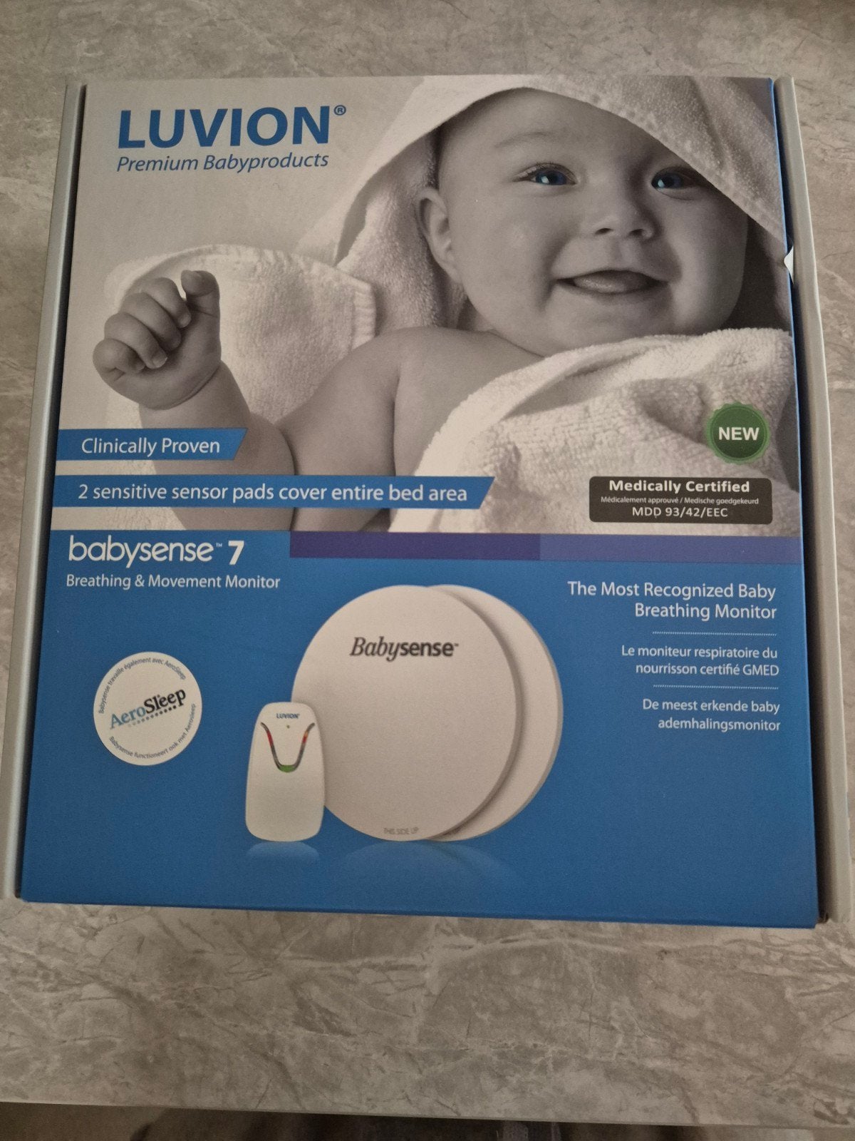 Babysense 7 Ademhalingsmonitor - Veilig en Betrouwbaar, Ophalen of Verzenden, Zo goed als nieuw