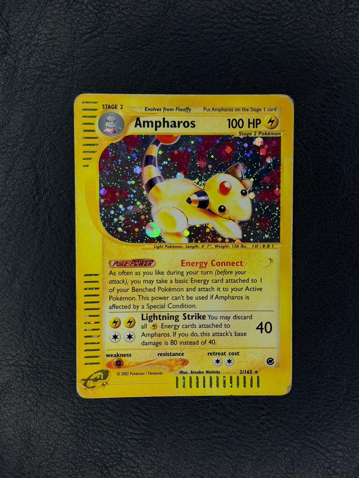Amphardos Holo 2/165 Expedition, Ophalen of Verzenden, Gebruikt, Losse kaart, Foil
