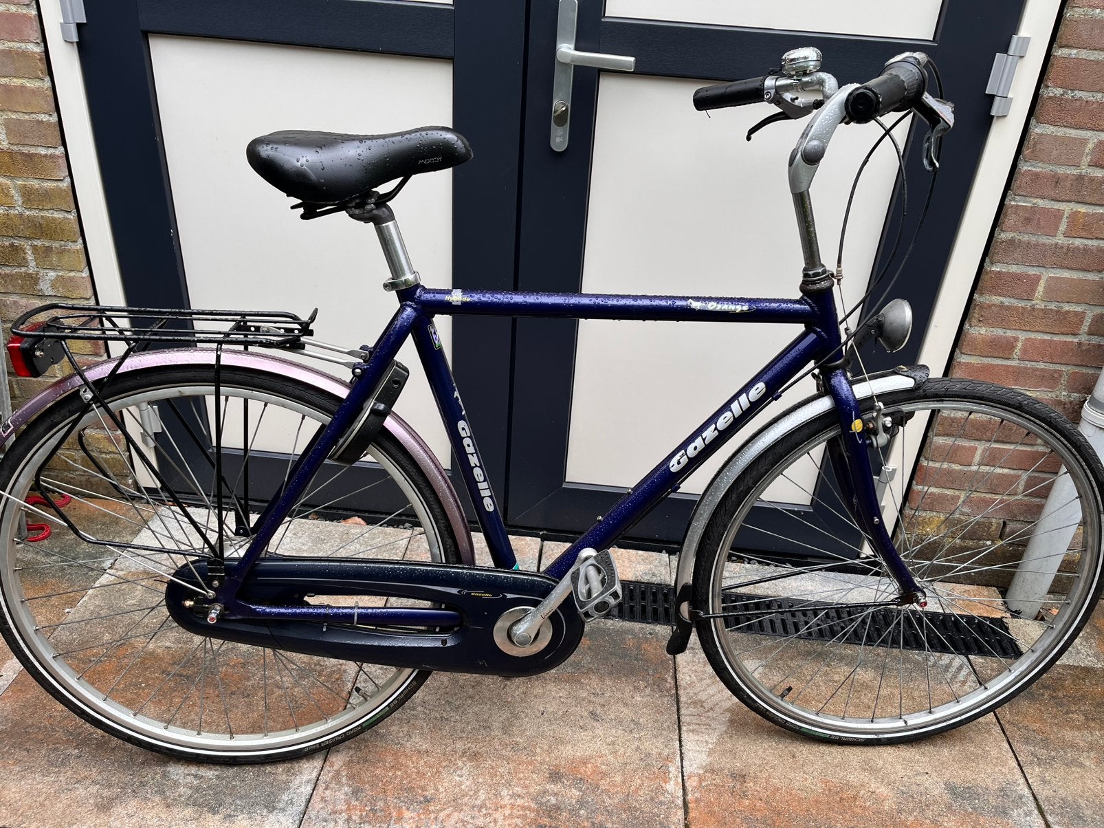 Gazelle orange herenfiets 7 vers 57cm, Ophalen, Gebruikt, Versnellingen, 57 tot 61 cm