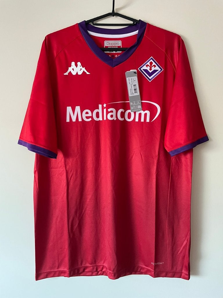 AC Fiorentina Kappa Voetbalshirt Rood Nieuw Maat M, Kappa, Nieuw, Voetbal, Rood