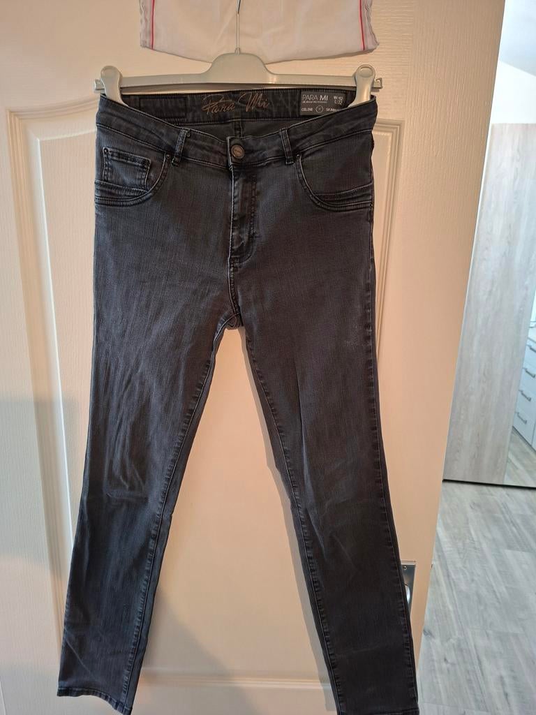 Para Mi Celine Skinny Fit Jeans W42 L32 Grijs, Para Mi, Ophalen of Verzenden, W33 - W36 (confectie 42/44), Grijs