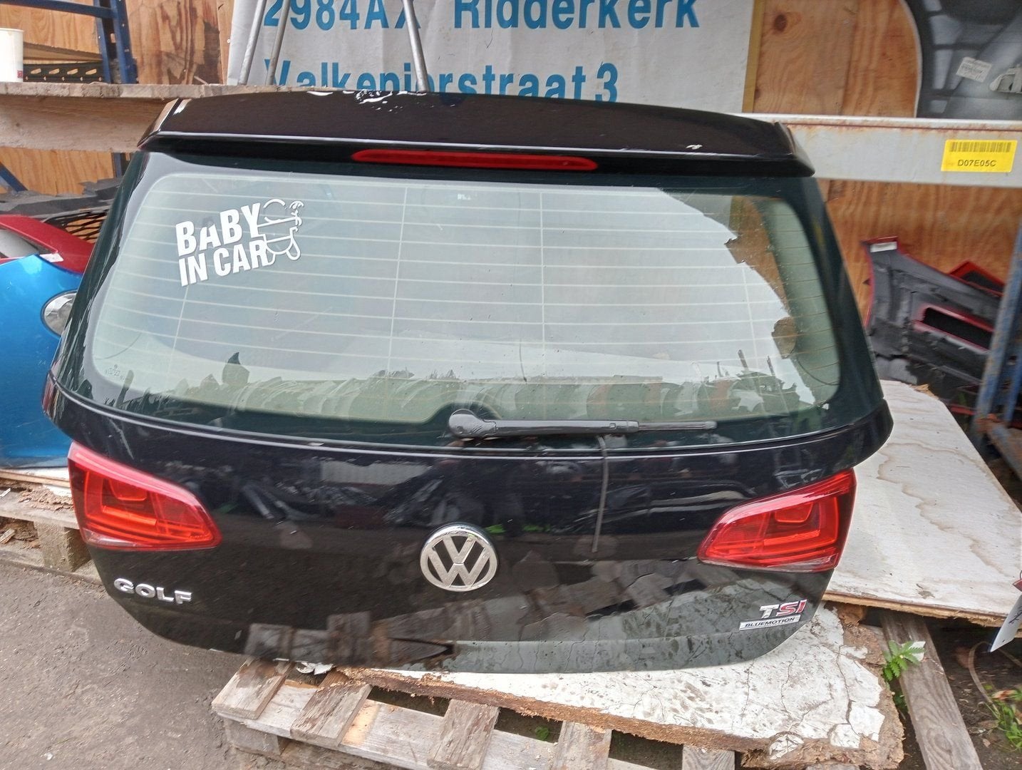 ACHTERKLEP Golf 7 LC9X Volkswagen Golf VII (AUA), Gebruikt, Volkswagen, -, Ophalen of Verzenden