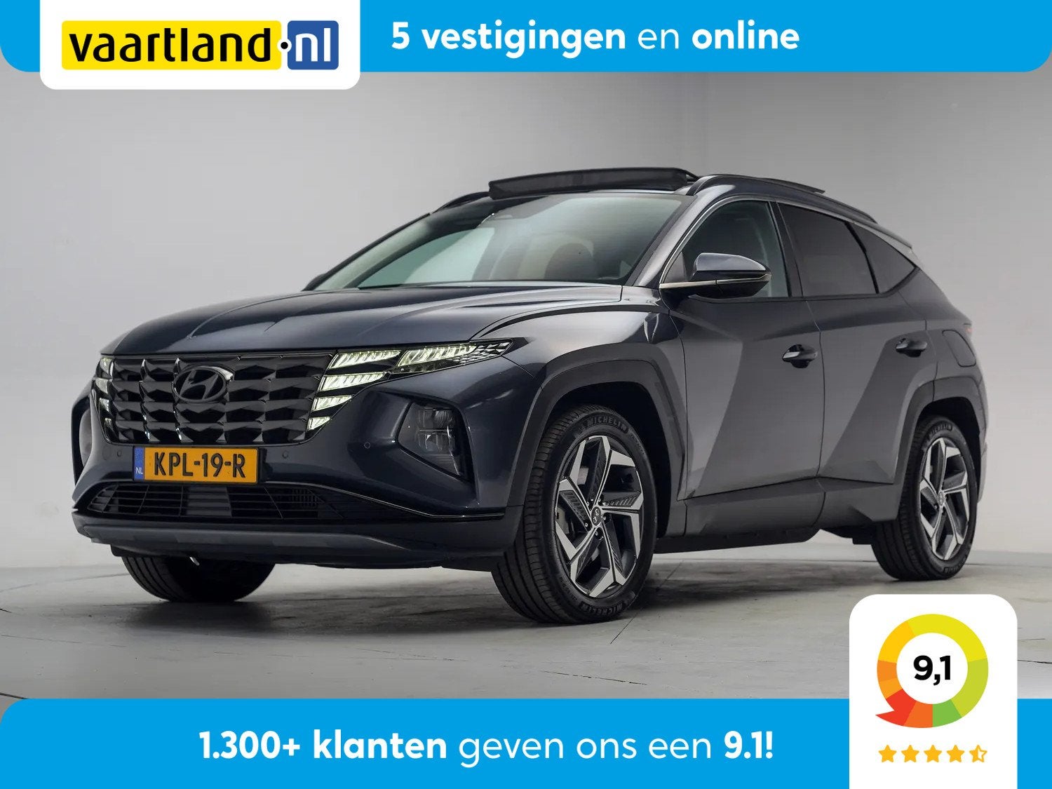Hyundai Tucson 1.6 T-GDI 265 PHEV Premium Sky [ Panorama App, Auto's, Hyundai, Automaat, 1350 kg, Gebruikt, 4 cilinders