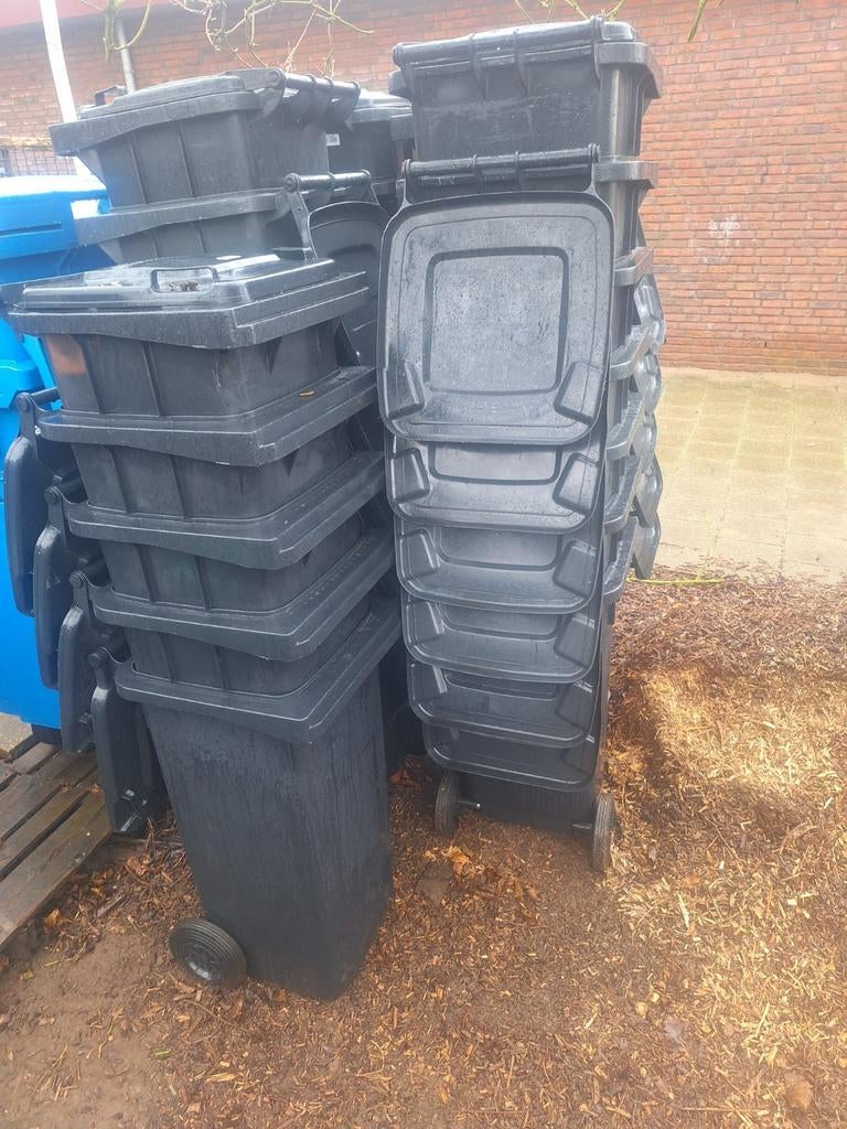 Kliko's 120 liter - Diverse kleuren beschikbaar, Ophalen, Kunststof, Gebruikt, 40 liter of meer