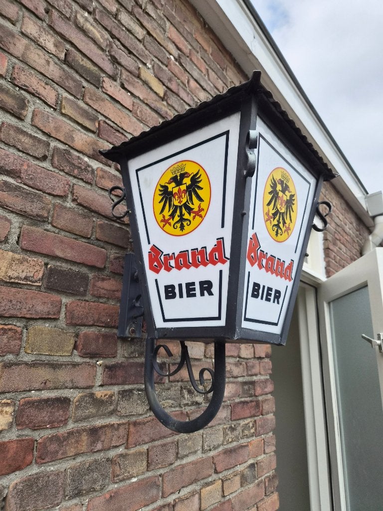 Gevellamp Brand Bier, Ophalen, Gebruikt, Lichtbak of (neon) lamp