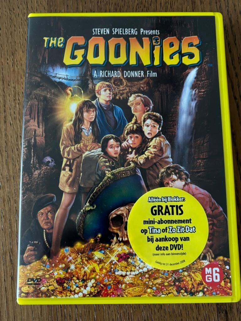 The Goonies DVD, Cd's en Dvd's, Dvd's | Avontuur, Ophalen of Verzenden, Zo goed als nieuw