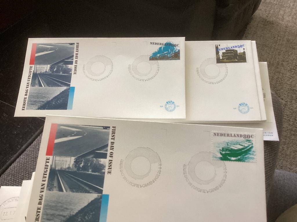 No2196 Afwijkend E186 met 1 zegel Nederland jaargangen fdc, Postzegels en Munten, Postzegels | Eerstedagenveloppen, Ophalen, Onbeschreven