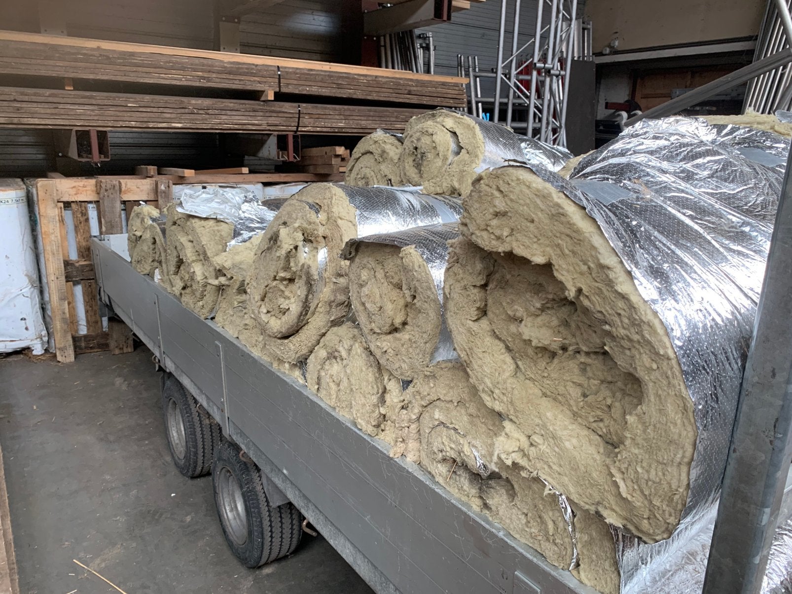Isolatiemateriaal, Dakisolatie, Gebruikt, Steenwol, Ophalen of Verzenden