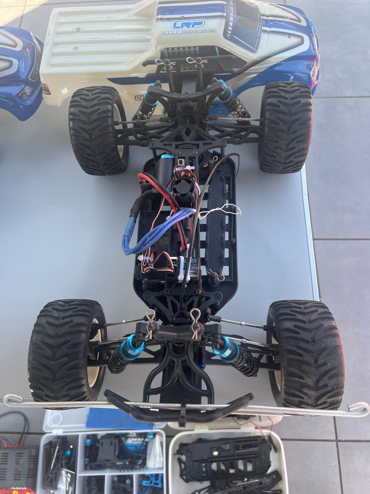RC Auto LRP S10 Blast BX 2 met veel extra's/ PRIJS aangepast, Gebruikt, Auto offroad, Schaal 1:10, RTR (Ready to Run)