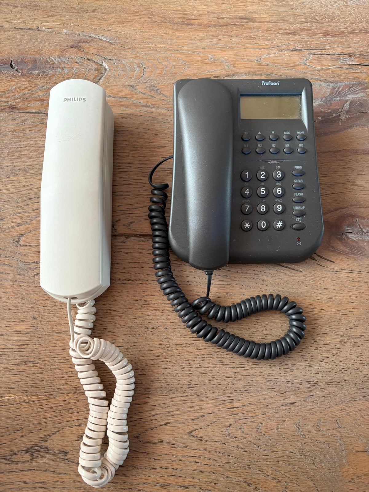 Vaste telefoons: Philips D9033W/03 en Profoon TX-170, Ophalen of Verzenden, Gebruikt