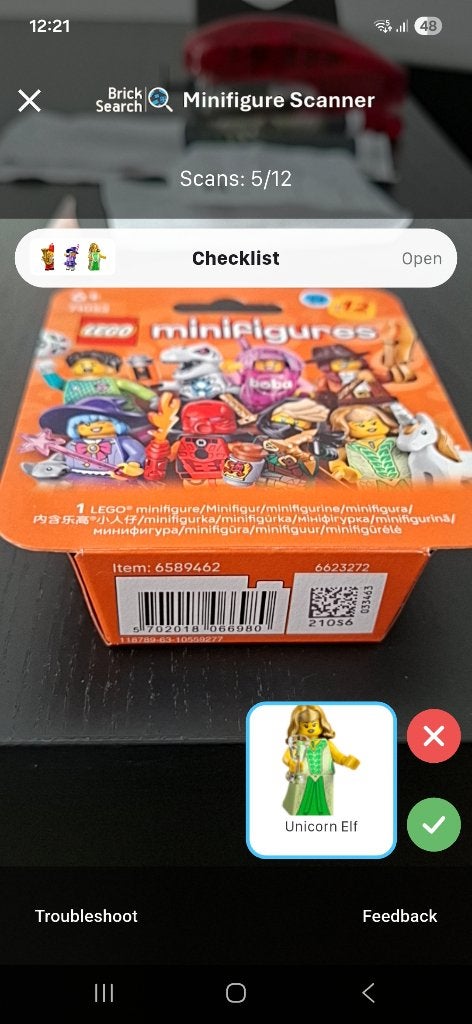 LEGO® Minifigures Series 29 – Elf met Unicorn, Compleet, Overige thema's, Lego, Nieuw