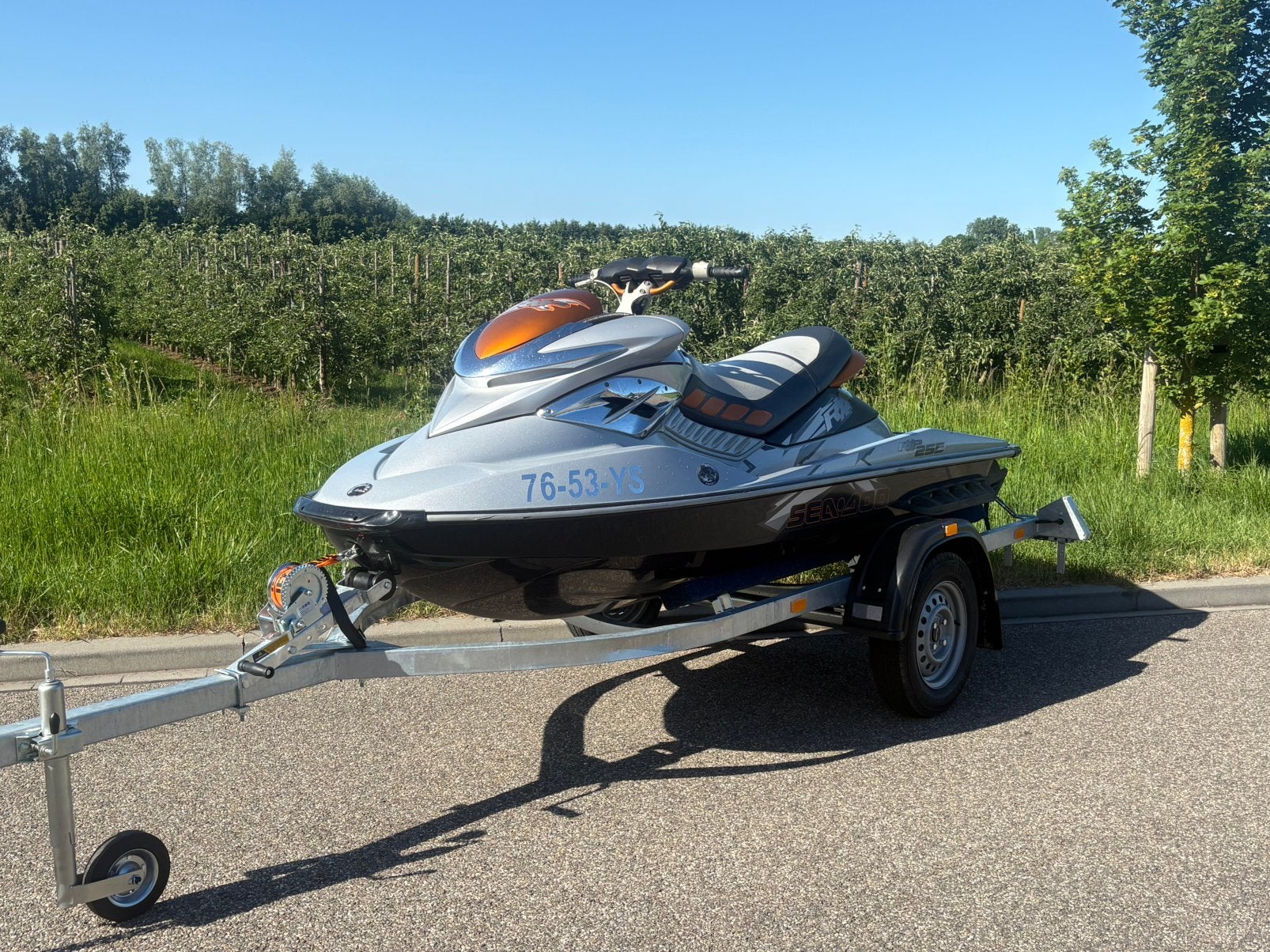 Seadoo rxp 255 waterscooter jetski jetloader trailer led, Ophalen, Zo goed als nieuw, Overige typen