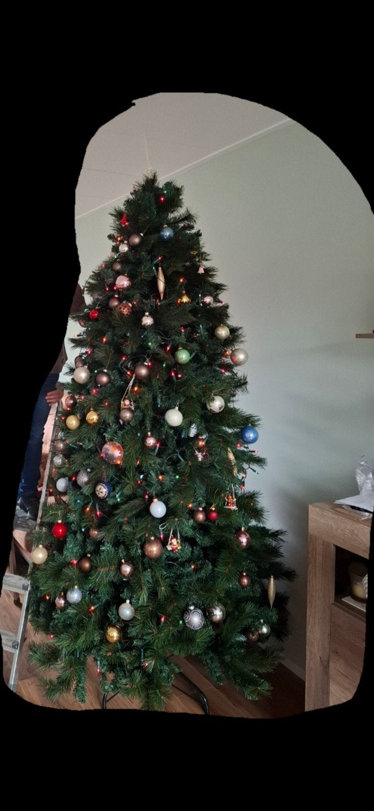 kerstboom 240 cm, Diversen, Ophalen, Zo goed als nieuw