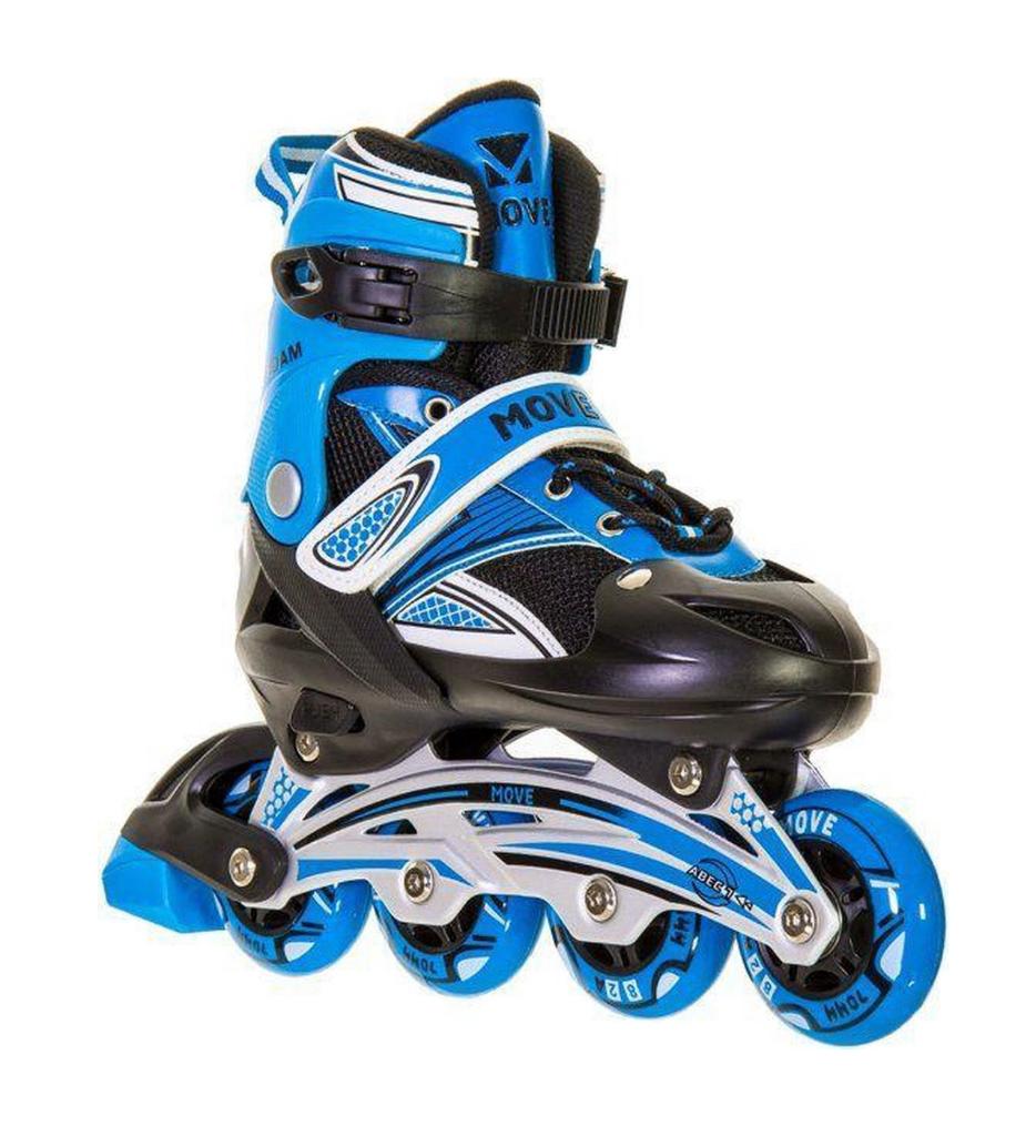 MOVE Adam Verstelbare Inline Skates Maat 30-33 Blauw KOOPJE!, Sport en Fitness, Skeelers, Nieuw, Inline skates 4 wielen, Overige merken