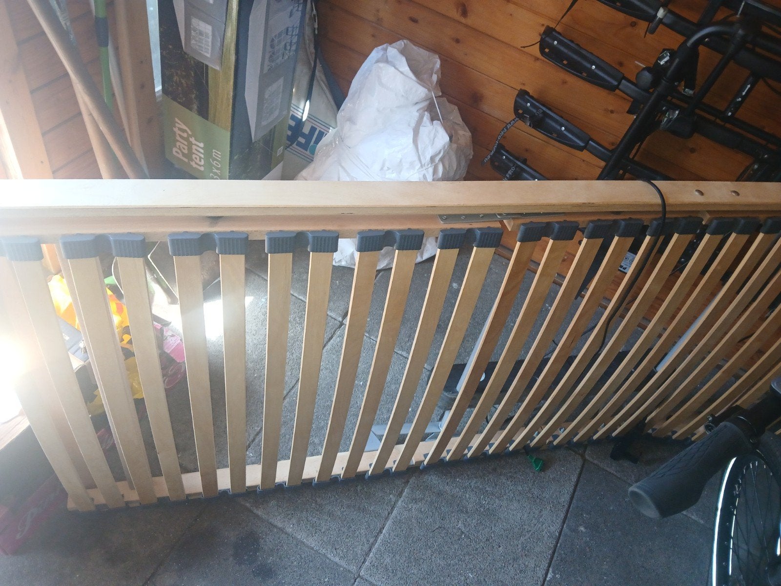 de maat is 90 x220, Huis en Inrichting, 90 cm, Eenpersoons, Ophalen of Verzenden, Zo goed als nieuw