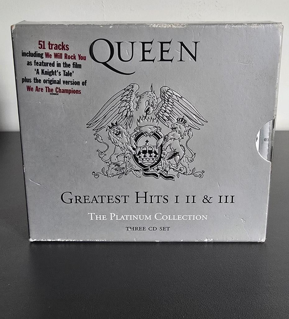 CD Box QUEEN Greatest Hits 1, 2 en 3 The Platinum Collection, Ophalen of Verzenden, Gebruikt