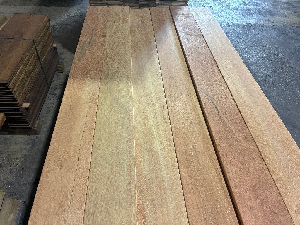 planken–vlonderplanken-schutting-Hardhout-Sucupira- 15x144mm, Ophalen, Nieuw, Hout