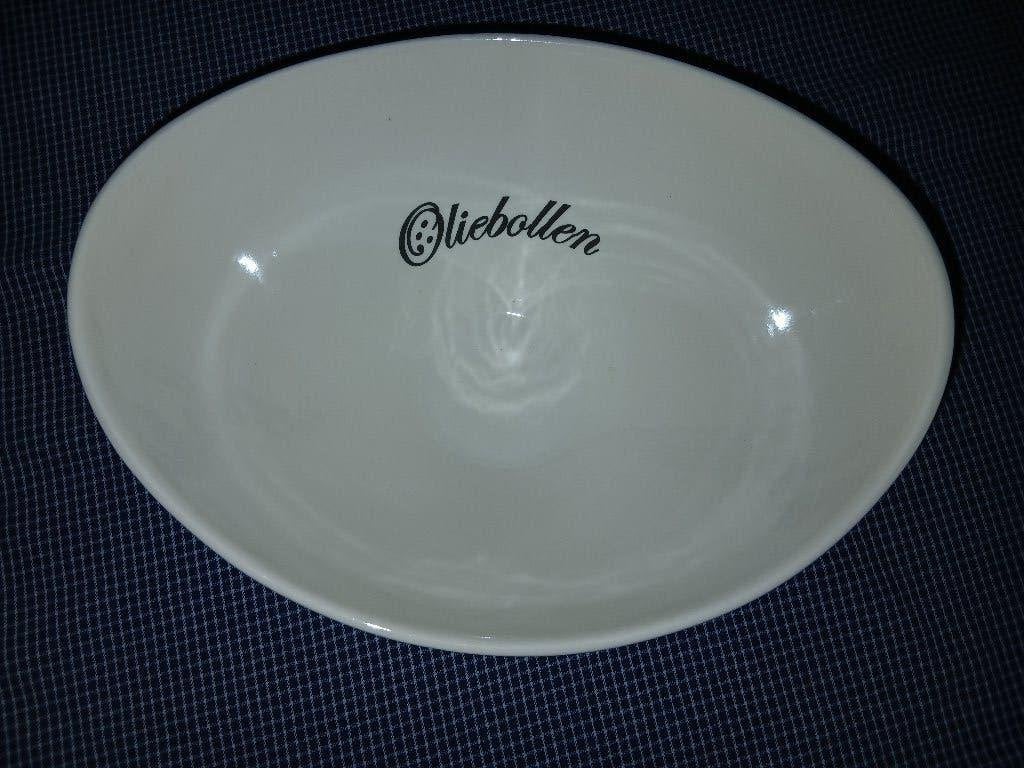Schaal ovaal oliebollen, Nieuw, Ophalen of Verzenden, Schaal of Schalen, Overige stijlen